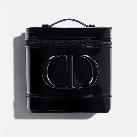 Dior Handbags - Dior Beauty Black Patent Vanity Case Bag